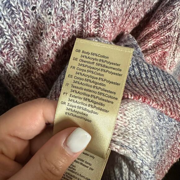 Scotch & Soda Amsterdam Women's Space Dye Ombre Stripe Sweater Size Medium - Picture 9 of 15